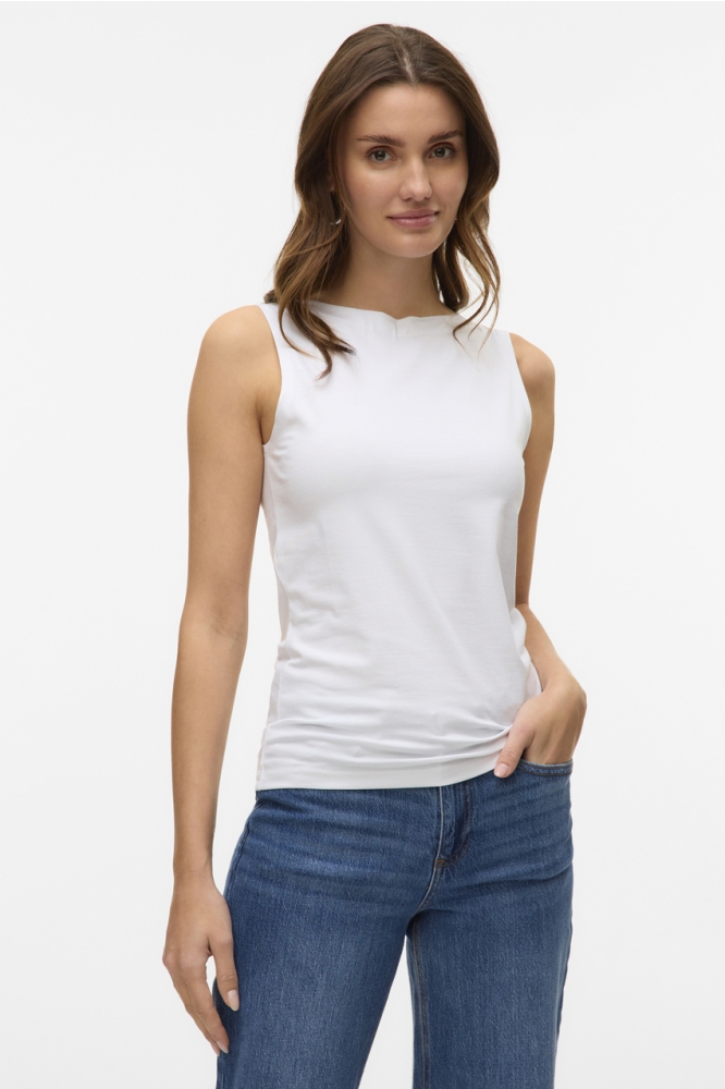 VMPANDA MODAL SL TOP JRS NOOS 10314416 BRIGHT WHITE